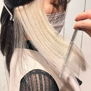 セミロング カラー 癖毛救済✂️ボブ /髪質改善ストレートのヘアスタイル