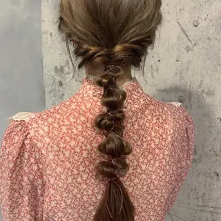 ロング ヘアアレンジ yupi🐈⬛ レイヤー/パーマのヘアスタイル