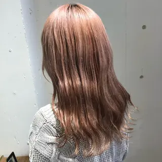 セミロング カラー パーマ ヘアアレンジ 【ツヤ髪美容師】 ツダケイスケのヘアスタイル