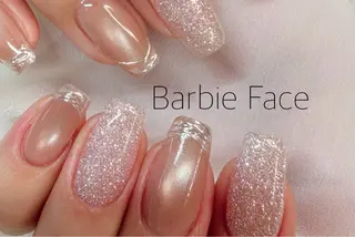 ネイル Barbie Faceのネイルデザイン