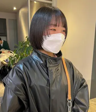 ショート 表参道ミディアム レイヤー山岸季生のヘアスタイル
