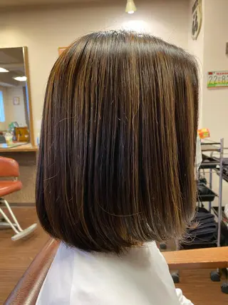 ミディアム カラー liL  hair サトウリョウタのヘアスタイル