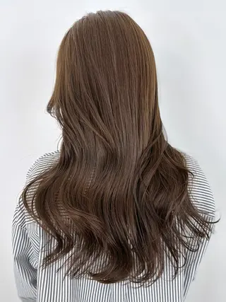セミロング カラー パーマ ヘアアレンジ ITbyALBUM 藤沢店のヘアスタイル