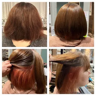 カラー 坂本 明子のヘアスタイル