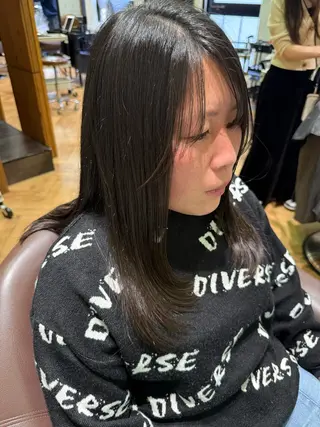 ロング 溝口 槙里也のヘアスタイル