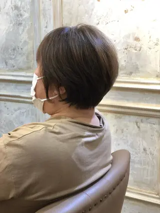 ショート カラー 鷺沼駅徒歩1分 キシタクのヘアスタイル