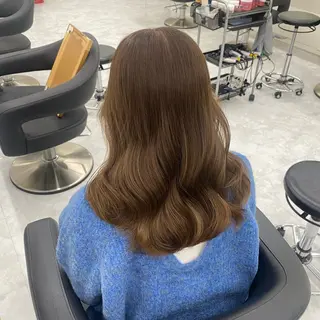 ミディアム カラー パーマ ヘアアレンジ メンズ キッズ 💖横浜ブリーチなし 💖MIHOのヘアスタイル