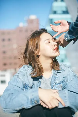 ミディアム カラー *くせ毛に特化* 【yun】のヘアスタイル
