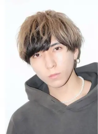 メンズ 🌟透明感カラー モテ髪Ando🌟のヘアスタイル