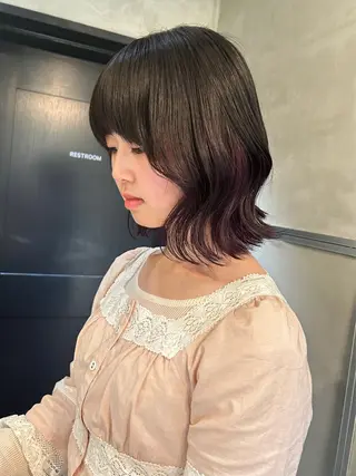 ミディアム カラー デザイン/アレンジ ❤︎イシイレイのヘアスタイル