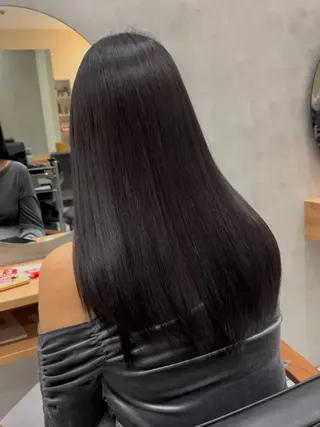 ロング yuzu 艶カラー/夙川のヘアスタイル