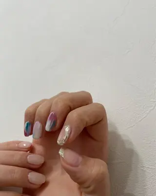 ネイル kiii.__ ✴︎*のネイルデザイン