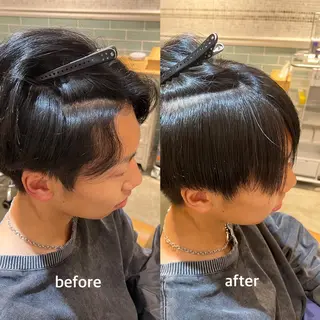 メンズ 髪質改善/縮毛矯正/ レイヤーカットななこのヘアスタイル