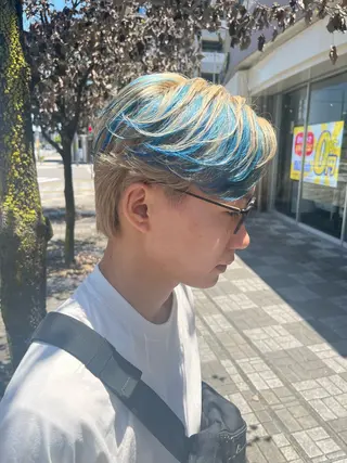 ショート カラー メンズ 平松 由基のヘアスタイル
