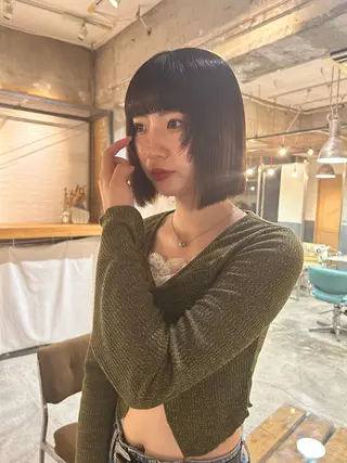 ミディアム カラー 海外レイヤー /NAGISAのヘアスタイル