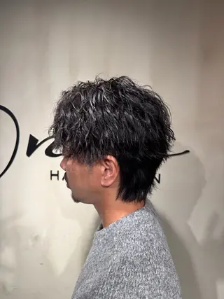 ショート パーマ 艶感/レイヤーカット 🌐Taketoのヘアスタイル