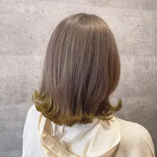 セミロング 山口 明日花のヘアスタイル