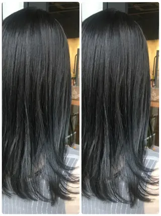 ミディアム 【ブリーチ髪質改善 パーマ】宮田浩章のヘアスタイル