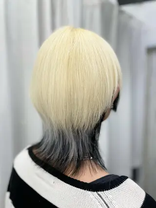 ショート カラー 韓国ヘア🤍髪質改善 🇰🇷AKANEのヘアスタイル