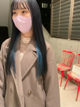 ロング カラー "小顔カット" Fuko.のヘアスタイル