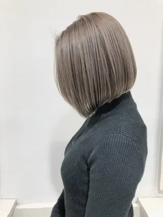 ショート カラー gisel エリナのヘアスタイル