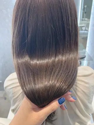 セミロング カラー 山下 千明のヘアスタイル