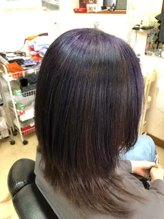 ミディアム カラー 石塚 浩のヘアスタイル