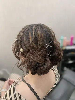 ヘアアレンジ 中川 沙里のヘアスタイル