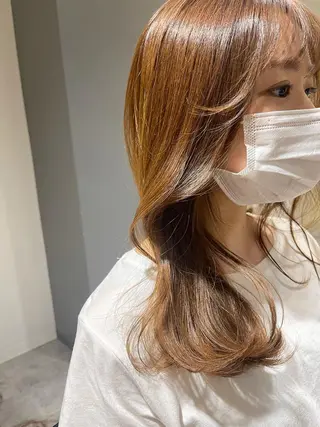 ミディアム 久保 明日香のヘアスタイル