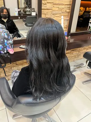 カラー 透明感カラー✨🩵 韓国ヘアkanatoのヘアスタイル