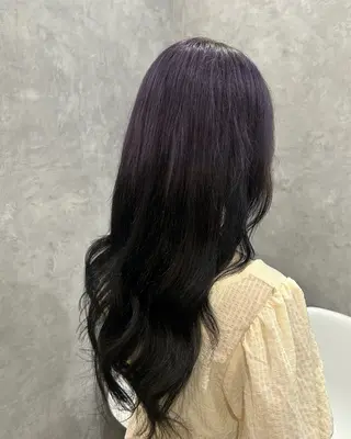 ロング カラー プルエクステ/インナ ーカラー🦊はるなのヘアスタイル