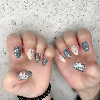 セミロング カラー パーマ ヘアアレンジ メンズ キッズ ネイル マツエク・マツパ Salon Ｋのネイルデザイン