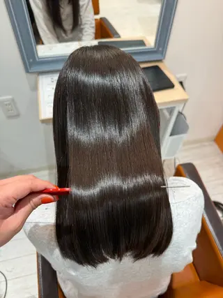 セミロング 🍊髪質改善🍊縮毛 矯正🍊濱野紗奈🍊のヘアスタイル