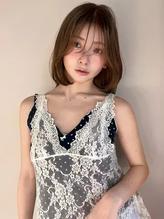 ショート 小顔ボブ jilblanカホのヘアスタイル