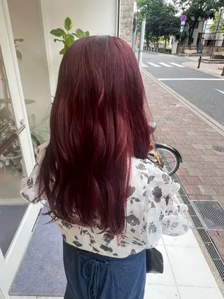 ロング カラー 髪質改善ミルクティー SATSUKI🌼.のヘアスタイル