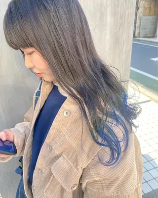 ロング カラー ヘアアレンジ 【池袋/スパイキー ショート】ⓝⓘⓜⓤのヘアスタイル