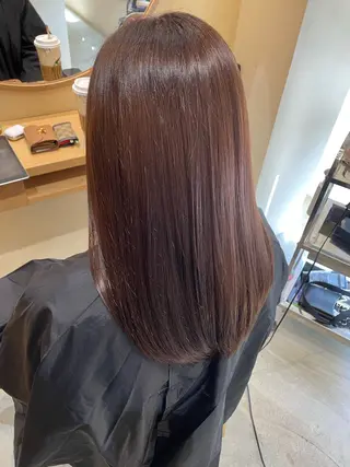 セミロング カラー 美髪 透明感カラーSotaのヘアスタイル