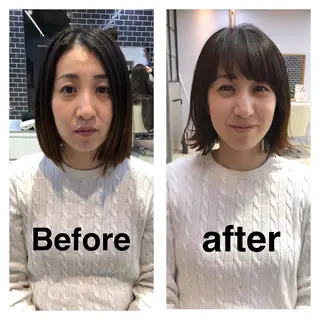 ショート 中村 美穂のヘアスタイル