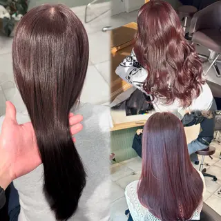 セミロング カラー ブリーチなし/レイヤ ー特化🌈Tommyのヘアスタイル