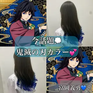 セミロング カラー パーマ ヘアアレンジ ネイル マツエク・マツパ 韓国風ベージュ🤎 赤みなし🌿横浜🤎のヘアスタイル