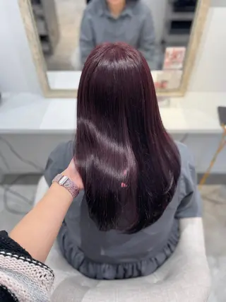 セミロング カラー 垢抜け似合わせカラー /梅田 /ayanaのヘアスタイル