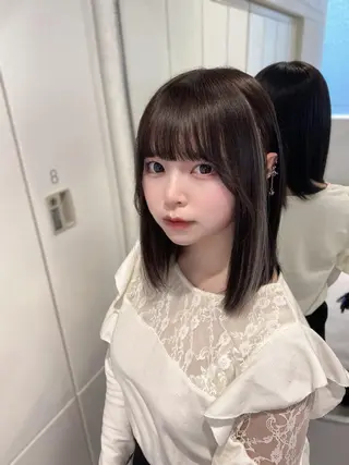 ミディアム 渋谷韓国レイヤー /SAYAKA🩶ᩚのヘアスタイル