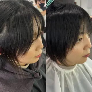 ショート i .Ehime店所属・福本 可奈子のヘアスタイル