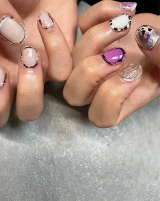 ネイル kiii.__ ✴︎*のネイルデザイン