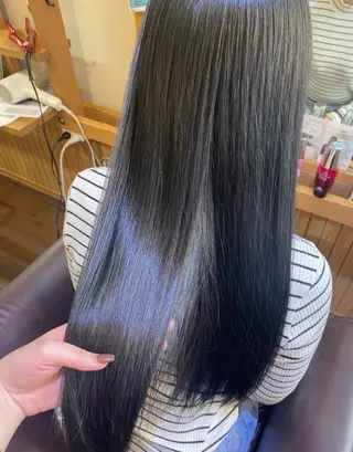 ロング カラー 透明感カラー/ 小顔カット/ミヅキのヘアスタイル