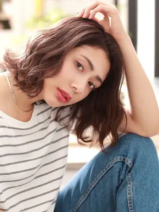 ミディアム パーマ 吉祥寺 似合 わせcut/kanaのヘアスタイル