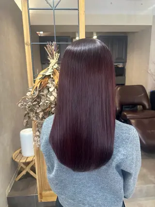 セミロング カラー Nizihair / Mizuki.*✿のヘアスタイル