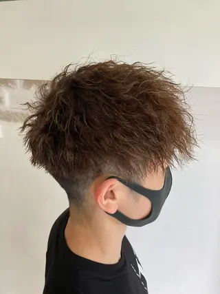 ショート パーマ メンズ メンズ特化 TAKUYAのヘアスタイル