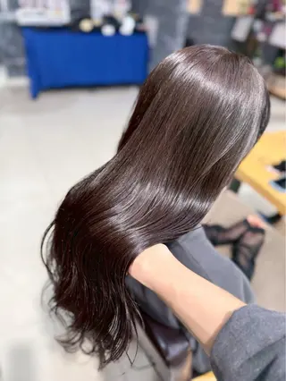 セミロング カラー ⭐️佐藤壮也⭐️ 柔らかモテカラー🤎のヘアスタイル