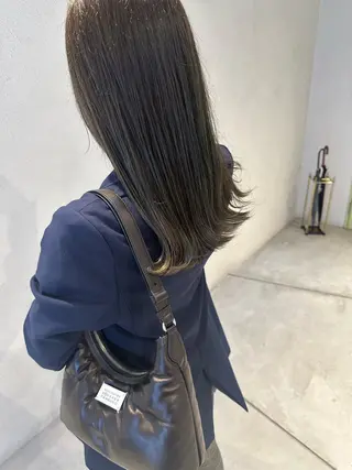 セミロング 渡邉 ひかるのヘアスタイル